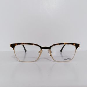 Mens Innotec Colt Eyeglasses Frames And Case 51-18-145 Tortoise Gold Never Worn